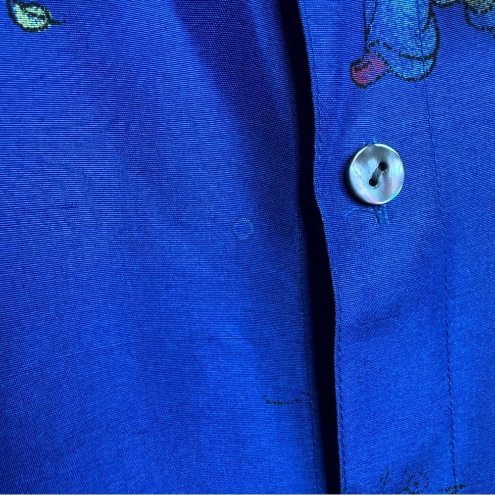Chico's Design‎ VTG Button-up Blouse Women Size Large Asian-Inspired 100% Silk - Picture 13 of 13